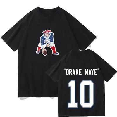 Drake Maye New England Patriots Nickname TShirt for Unisex Pure Cotton Tshirts Short Sleeve Tops High Quality Breathable Top