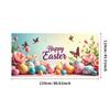 Happy Easter Backdrop Banner Easter Egg Bunnies Photography Prop Decorations Garden Party Supplies Background Spring Decor