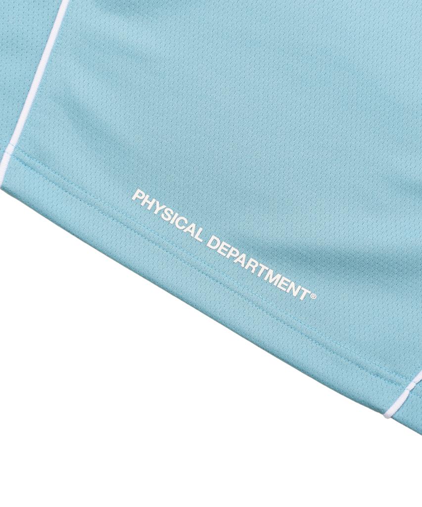 PHYPS MOTORCYCLE Motorcycle Artwork Color Block Long Sleeve Light Blue