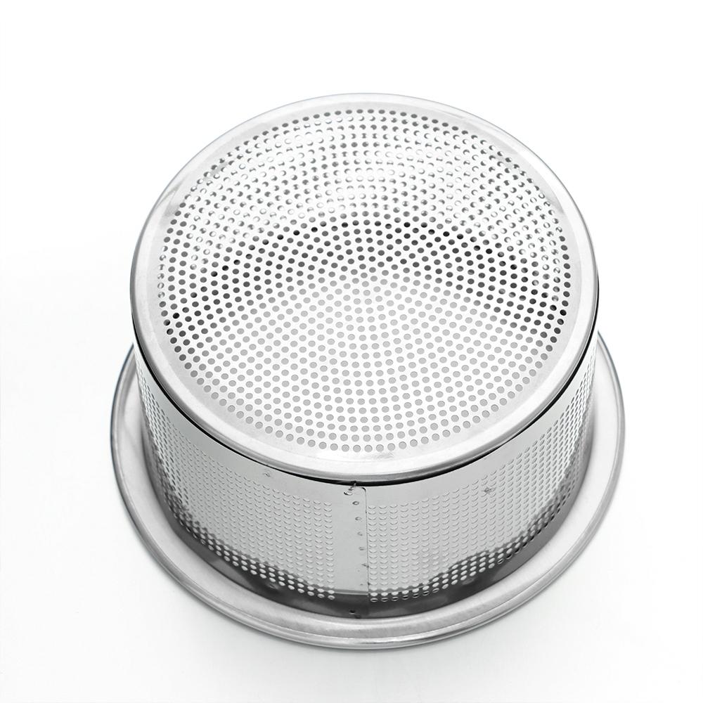 Sink Plug Waste Drainer Stainless Steel Sink Strainer Colander Food Hair Stopper Plug Filter Basket