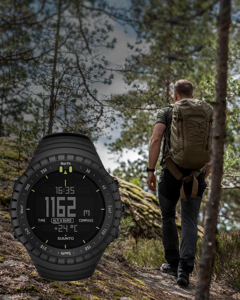Suunto Suunto Core All Black CORE All 3 ATM Water Resistant Depth Japanese SS014279010 (SUUNTO) (SUUNTO Black) Direction/Altitude/Atmospheric
