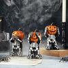 Décoration Halloween Squelette Forme de Citrouille Statues Résine Décor Gothique Maison Fête Festival