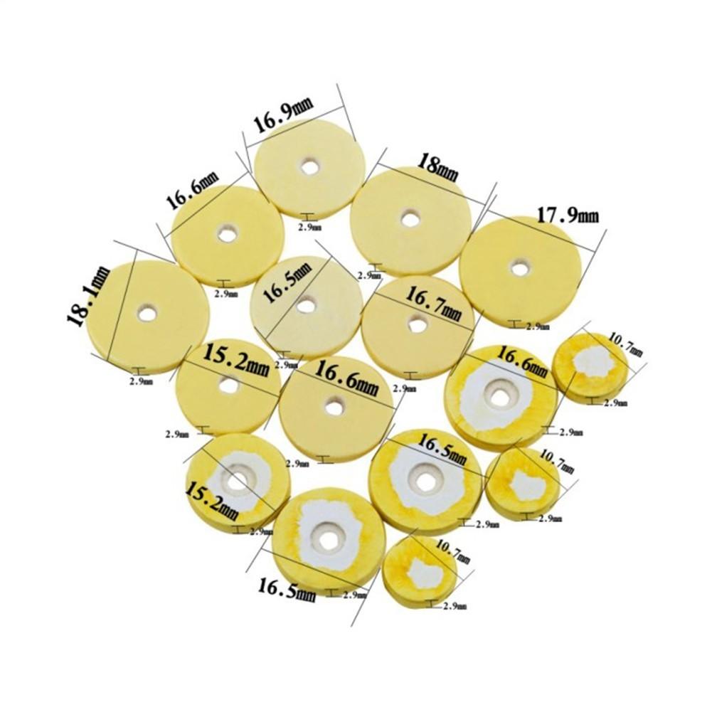 Yellow Flute Leather Pad Different Sizes High-quality