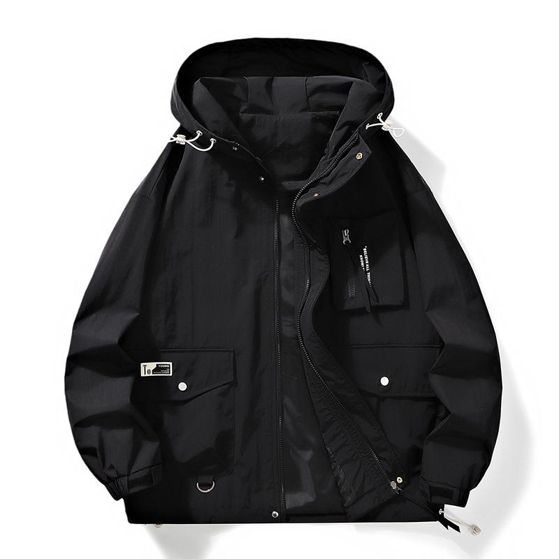 New Outdoor Jacket Jacket Hiking Jacket Men's Mountain Hong Kong Style Top Splicing Jacket