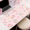 Pink My Mmelody Anime Mousepad Cartoon Cute Kawaii Mouse Pad Soft Keyboard Pad Pc Accessories Table Mat Gaming Cabinet Carpet