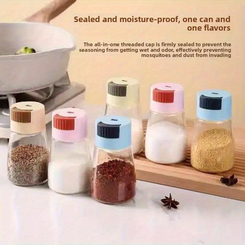 1PC Household Kitchen Seasoning Bottle Combination Set Press Quantitative Seasoning Bottle Set Household