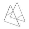 Silver Coaster Holder Space-saving Triangle Coasters
