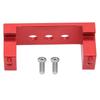 1Pcs RC Servo Fixing Mount Aluminum Alloy Steering Gear Seat for WLtoys 144001 114 RC CarRed