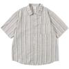 Summer Clothing Men'S Retro Casual Shirt Student Loose Niche Design Fun New Men'S Top For Outdoor Wear