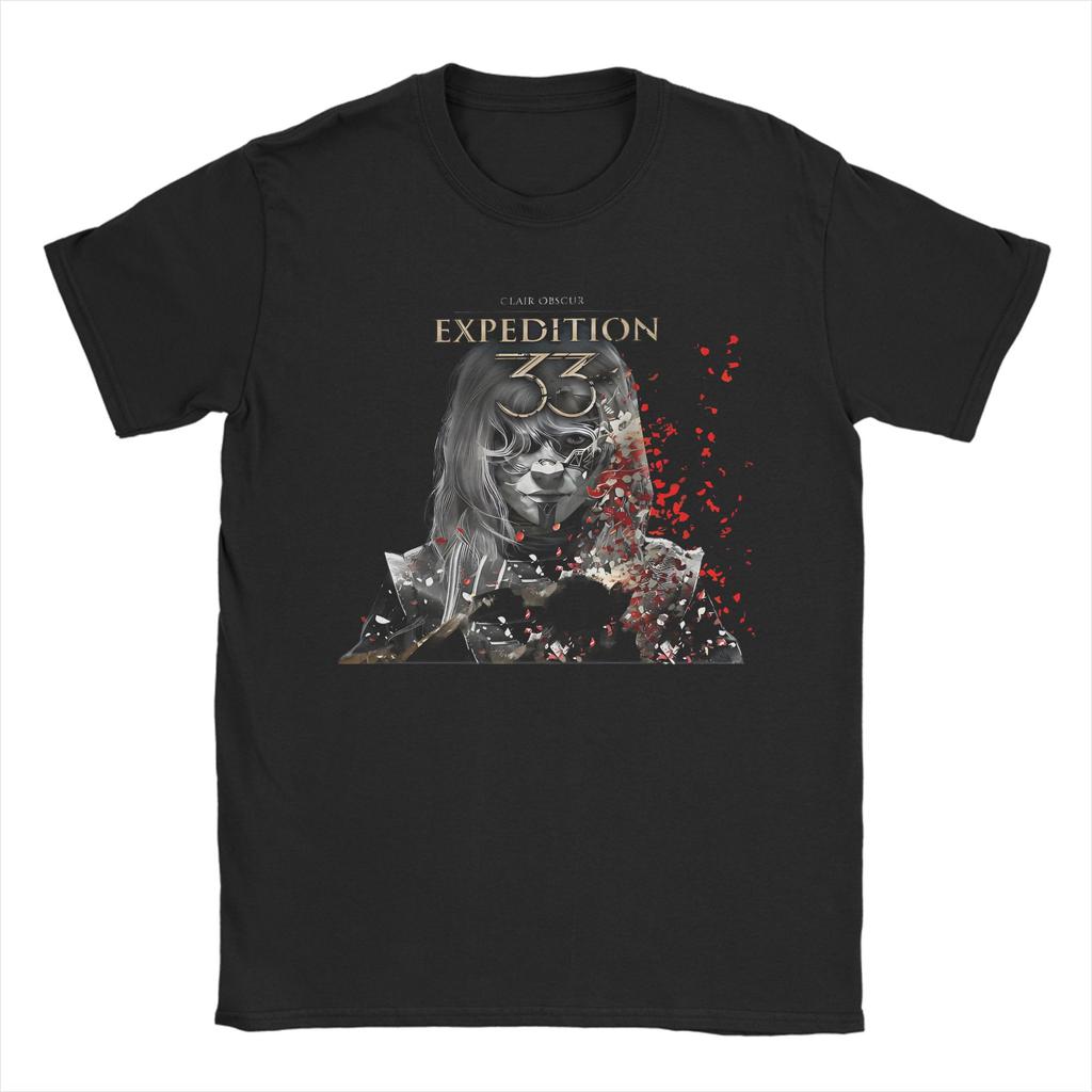 Unisexs TShirts Verso Clair Obscur Expedition 33 Gamer Cotton Tees Short Sleeve T Shirt Round Neck Clothes Birthday Gift