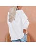 Ladies Spring/Fall Sweatshirt Women's Oversized Pullover Sweatshirt Fashion Feather Print Top