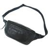 Used AUTHENTIC FLY505671 Leather Body Bag Black Leather