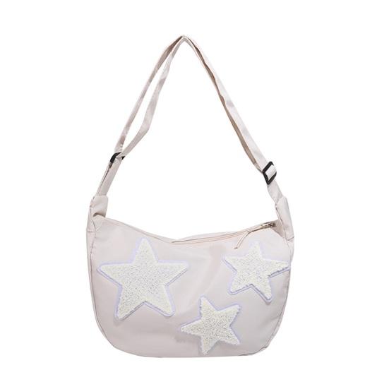 Women Hobo Bag Star Patterns Crossbody Bag Cute Star Tote Shoulder Bag Handbag for Girls College Travel Street Daily Errands