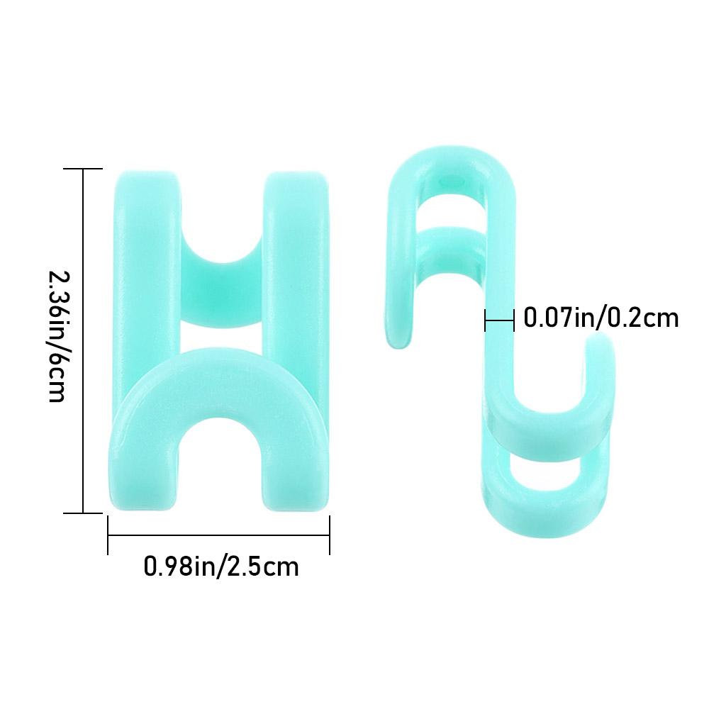 Holders & Racks S Hook Mini Clothes Hanger Closet Organizer Linking Connector Cascading Hook