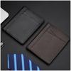 Fashion Super Slim Soft Wallet Genuine Leather Mini Credit Card Walet Purse Men Thin Small Cards Cases Holders Mens Accessories