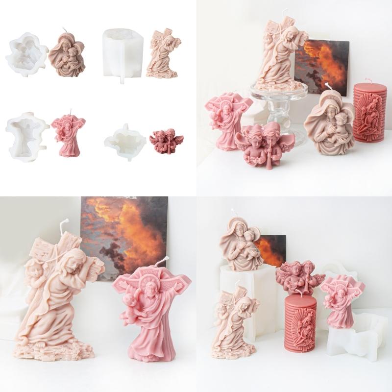 Decorations Candle Handmade Gift Mould Room Decors Craft Castings Molds 3D Silicone Handicrafts Making Baking Molds
