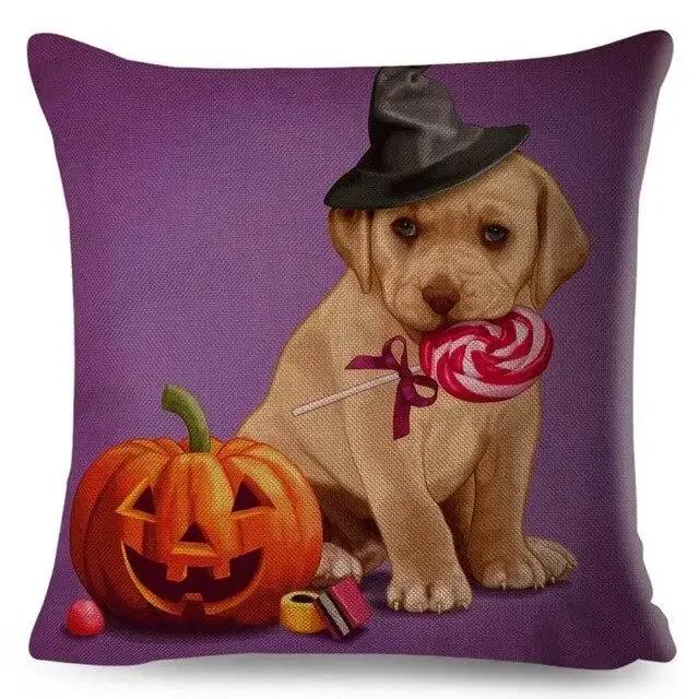 Color Cute Cartoon Pet Dog Cushion Cover Pillowcase Sofa Home Car Decoration Animal