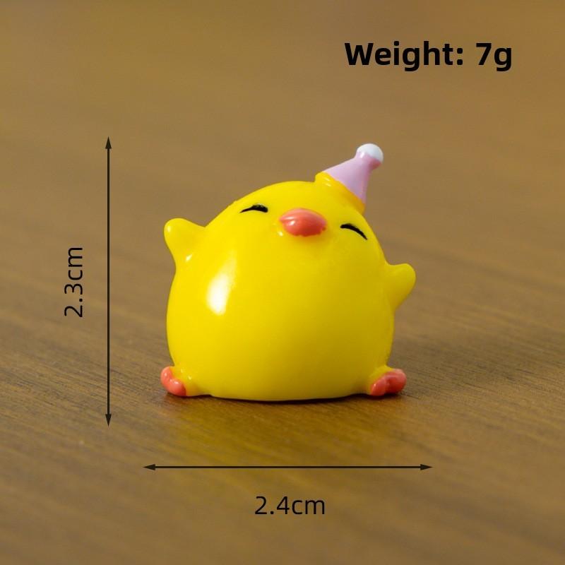 Resin Miniature Chef Duck Home Decor With Modern Minimalist Style For Kitchen Shelf Display