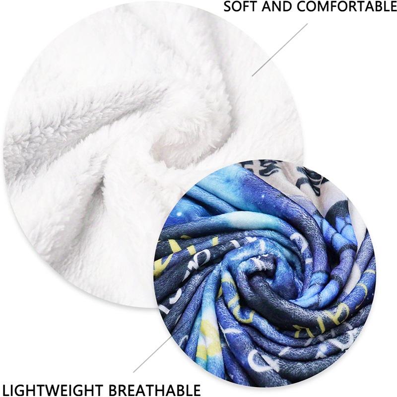 Custom Name Wrestling Entertainment Blanket  Ideal Bedding Blanket Perfect for Travel, Camping, Living Rooms, Offices, Sofas, Fan Christmas Gift