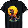 Building Bricks Dinosaur T-Rex Family Matching T-Shirt