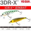 Jerkbait Floating Bass Pearl Purple Trout YO-ZURI 3DR-X Lure, 80mm, Color