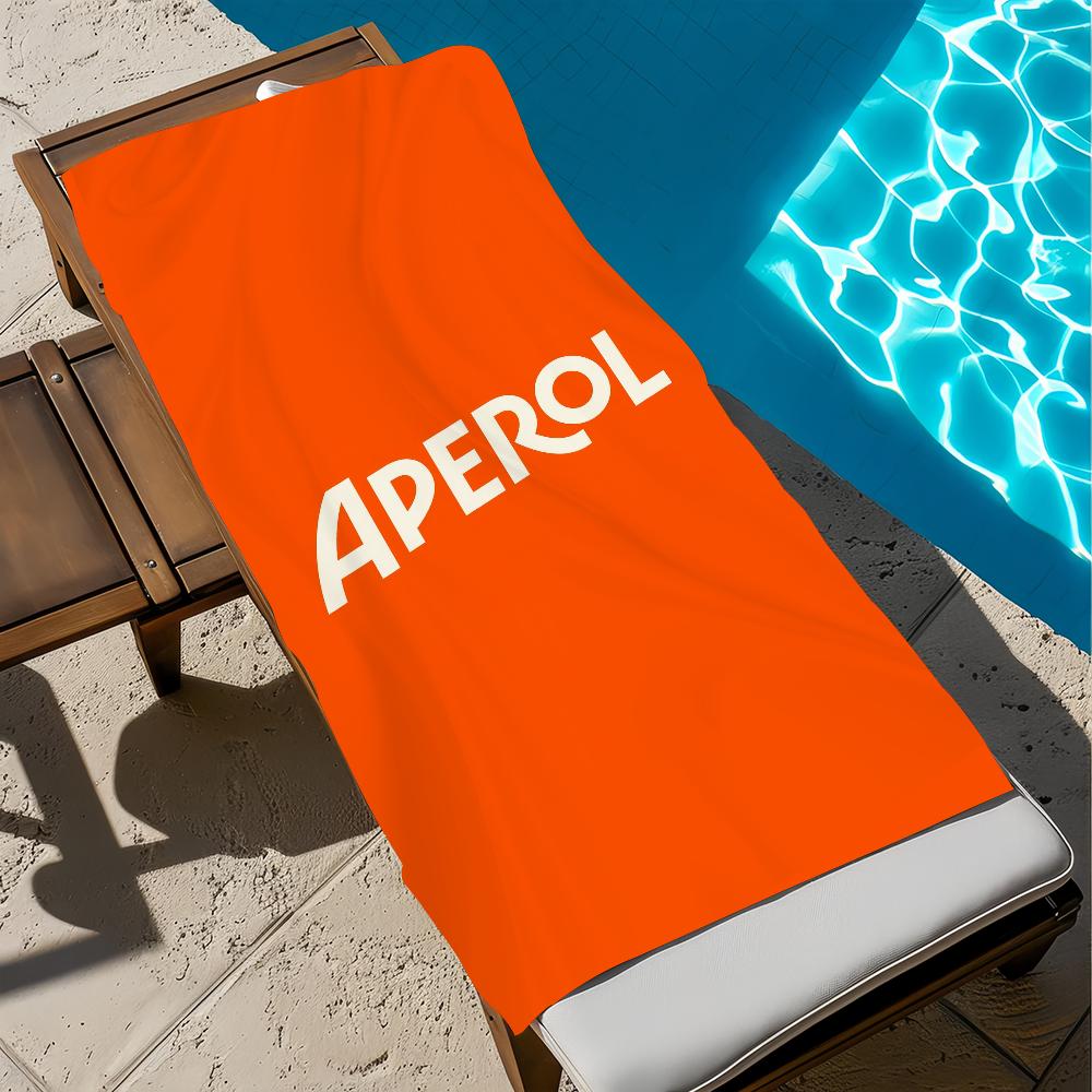 Oranžové umenie A-AperolS Uterák Plážový Rýchloschnúci Mäkký Bazénové uteráky Darček pre S-Spritzs-S Cestovanie Telocvičňa Sprcha Kempovanie Šport
