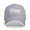 Pure Color Dad Hats Im An Quote Mens Hat Sun Visor Baseball Caps Engineer Peaked Cap