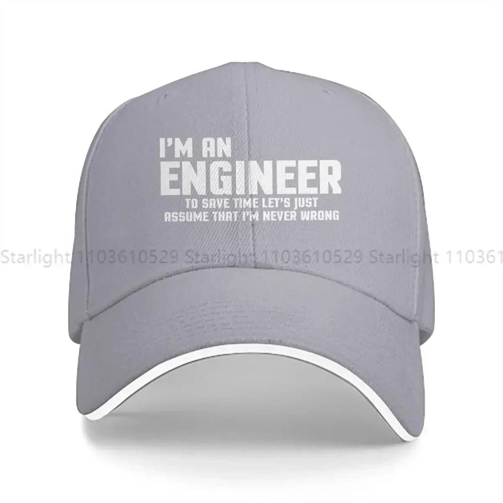 Pure Color Dad Hats Im An Quote Mens Hat Sun Visor Baseball Caps Engineer Peaked Cap