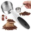 Stainless Steel Measuring Spoon Round Shape Coffee Scoops Multi-functional Powder Spoon Baking