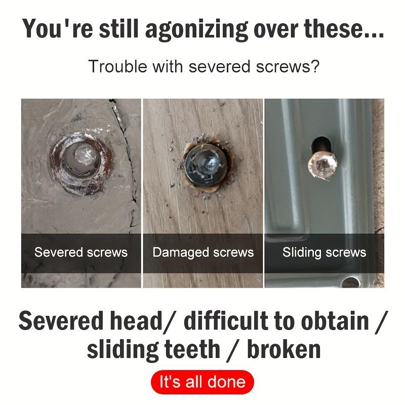 Damaged Screw Extractor Set, Stripped Screw Extractor Kit For Slide Thread, Broken Bolt Extractor,Bolt Remover