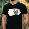 Men's T-Shirt Rabbit with Sunglasses Motif Cotton Size XS To 5XL