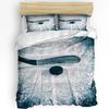 Hockey Bedding Set For Bedroom Bed Home Hockey Player Makes a Strong S On Goal Rival Il Duvet Cover Quilt Cover Pillowcase