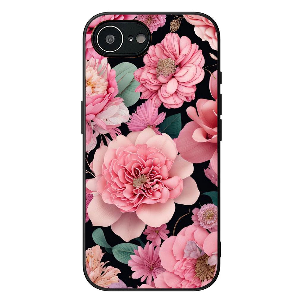 Soft Cover for Xiaomi Redmi 15 9A 9C NFC 7A 9T Note 9 8 7 8T 15c A5 4G 5G Coque Phone Case Rose Flower Pink