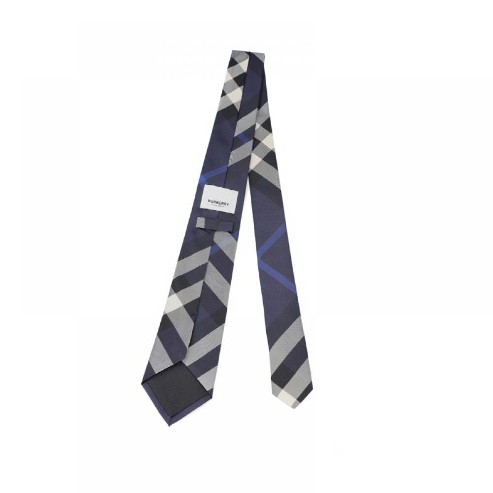 Burberry 8013820 A1222 Vintage kostkovaná hedvábná kravata