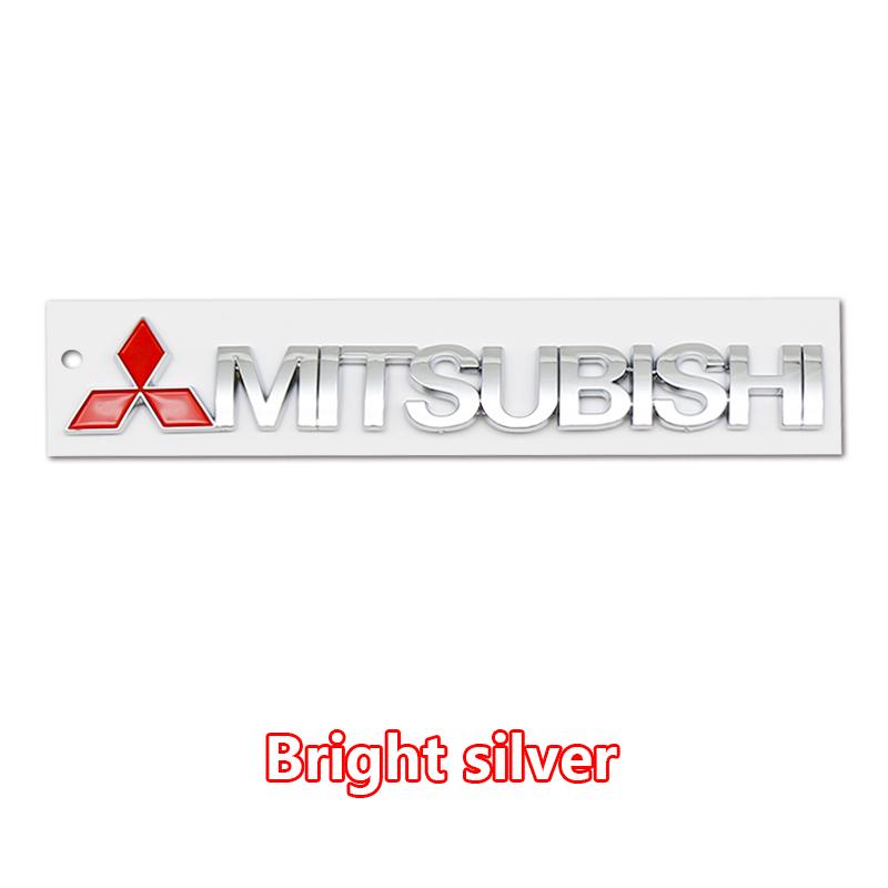 3D ABS Mitsubishi Car Hood Emblem Badge Sticker For ASX Lancer 10 9 Outlander Pajero Sport L200 Space Star Xpander Waterproof