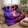 Football Helmet Clash Theme Blanket Lightweight Warm Flannel Blanket Decorative Throw Blanket for Home Decoration