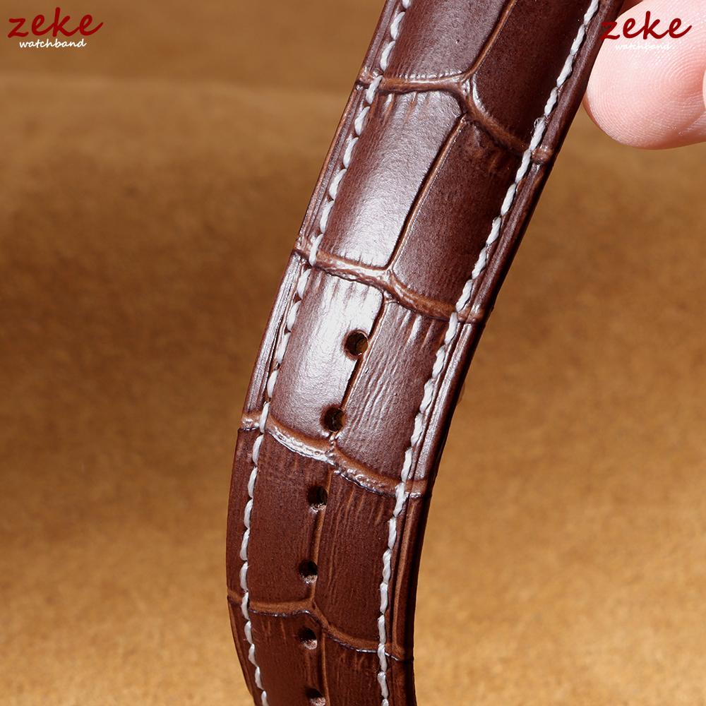 Soft Cow Leather Watchbands with Butterfly Clasp Strap 12/13/14/15/16/17/18/19/20/21/22/23/24mm Replacement Wrist Watch Band