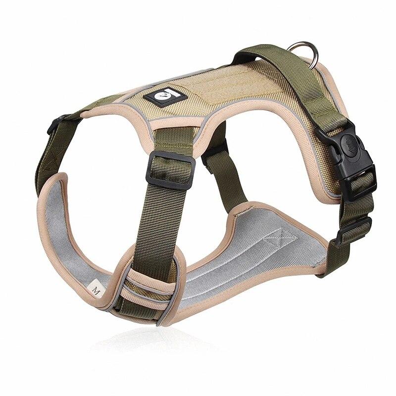 Large Dog Harness Reflective Pet Harness Vest Adjustable Safety Lead Chest Straps French Bulldog Labrador Walking Harnesses
