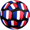 Französische Nationalmannschaft Thema Fußball Größe 5 Fußball Weiche Oberfläche Professioneller Trainingsfußball für Outdoor-Sportarten