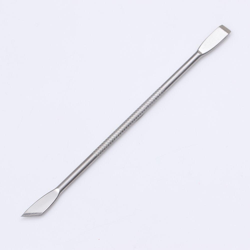 Women UV Gel Manicure Tool Remover Pusher Dual-ended Stainless Steel Nail Cuticle
