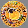 50 Halloween Pumpkin Graffiti Cartoon Stickers for Phone Case and Suitcase Decoration