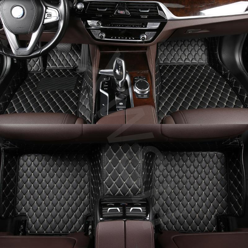 Custom Car Floor Mat for Mercedes Maybach GLS 5 Seat 2021-2022 Year Interior Details Car Accessories Carpet Trunk Mats