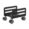 Heavy Duty Adjustable Computer Tower Stand Steel Rolling Cart With Locking Wheel For Most PC Case