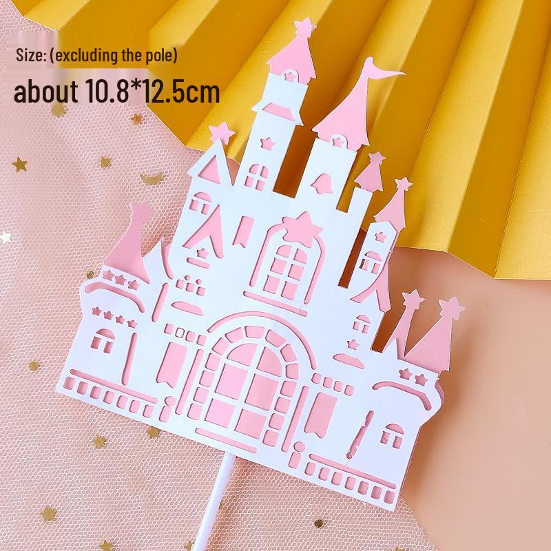 Princess and Prince Ferris Wheel Cake Topper for Birthday Decoration