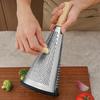 4-Sided Box Cheese Grater Stainless Steel Potato Carrot Shredder Multi-Function Kitchen Tool for Julienne Slicing
