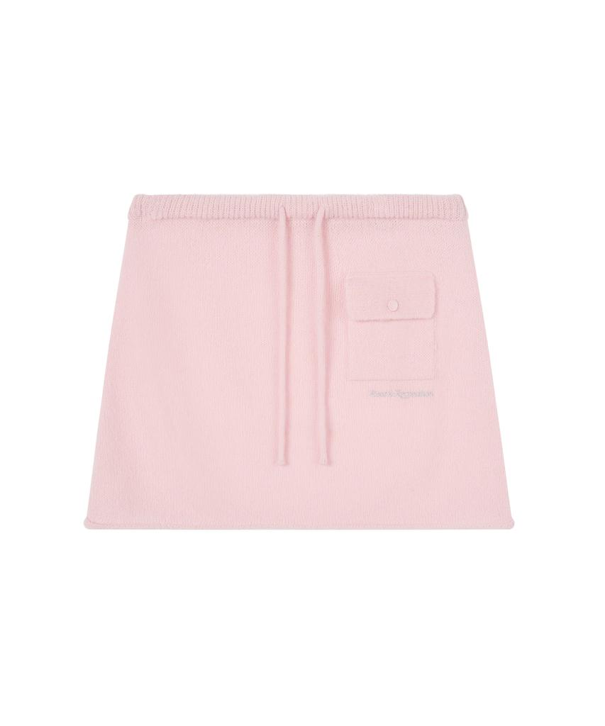 Rest And Recreation Pocket Knit Skirt - Pink