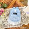 Pet Spring and Summer Thin Ice Silk Lace Skirt Dog Cat Clothes Suspender Cooling Cooler Than Bear Clothes Accessories