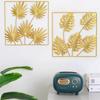Nordic Metal Leaf Iron Wall Hanging Plant Wall Pendant Mural Bedroom Living Room Home Decor Turtle Leaf Wall Decoration