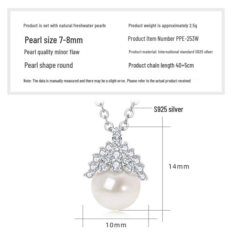 Double Layer Freshwater Pearl Choker Necklace, S925 Sterling Silver, 18k Gold Plated, Gift for Christmas and Qixi