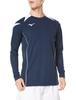 Volleyball Game Shirt, Long Sleeve, Moisture-Wicking, Quick-Drying, Junior Available, V2MA2121, Unisex, Navy X White, Size S